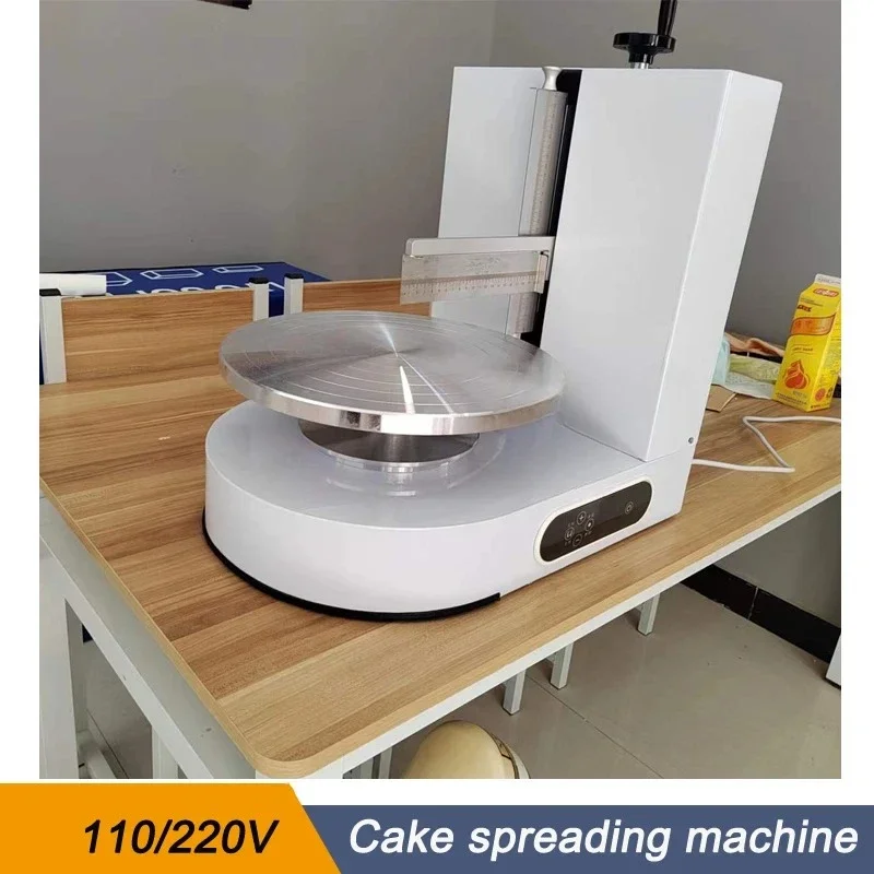 Desktop Cake Cream Icing Spreading Coating Machine/Birthday Smoothing Decorating Spreader Machine