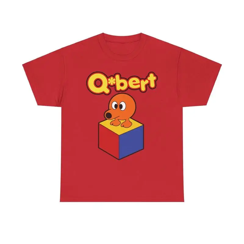 

Ностальгическая футболка с логотипом Qbert для видеоигр