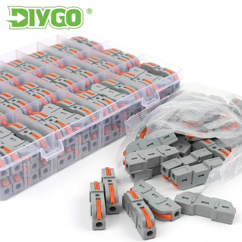 Imagen 1 del producto Conector de Cable a tope Multiplex DIY GO, bloque de terminales de Cable eléctrico compacto, conectores de cableado para el hogar, caja de conexiones