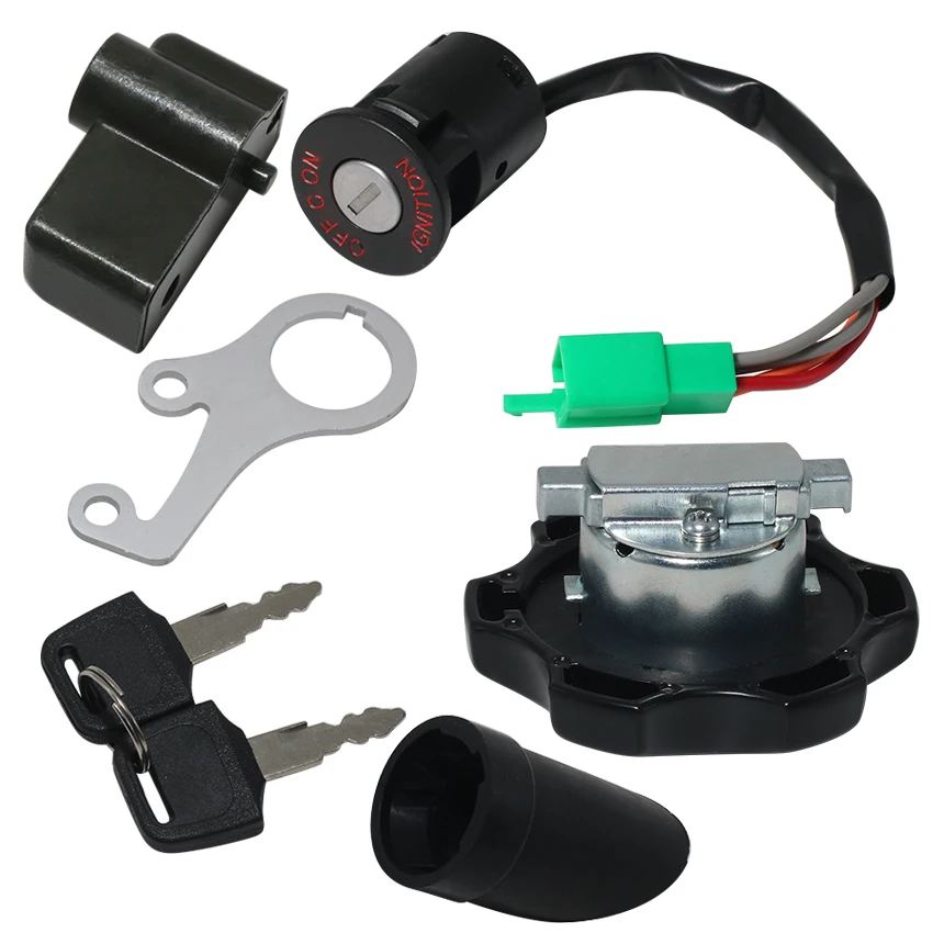 Motorcycle Key Fuel Gas Cap Kit Ignition Switch Seat For Suzuki DRZ400 DR-Z400SM 37101-29811 37101-29812 37110-29FA0 44200-29820