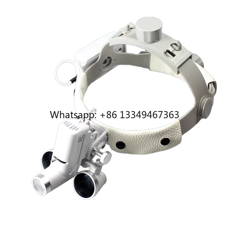 

Ultra Clear 2.5x3.5 Times LED Electric Power Dental Head Mounted Magnifier with Spotlight for Medical Microsurgery Oral Therapy