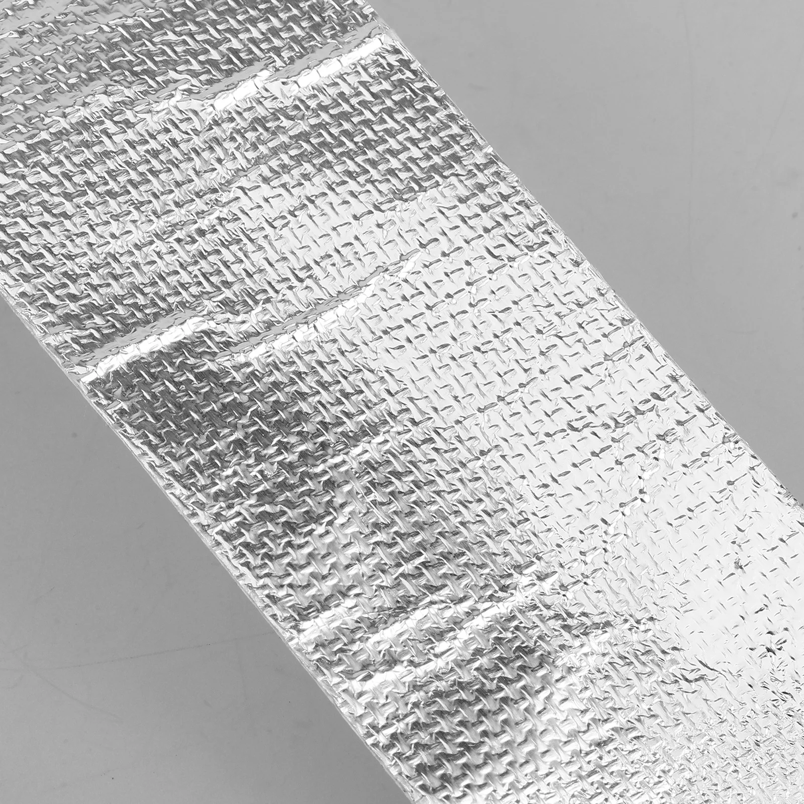 1 rollo de papel de aluminio, 50Mm X 10M, aislamiento resistente de alta temperatura para conductos Hvac, secador, ventilación, cinta plateada, escape Industrial