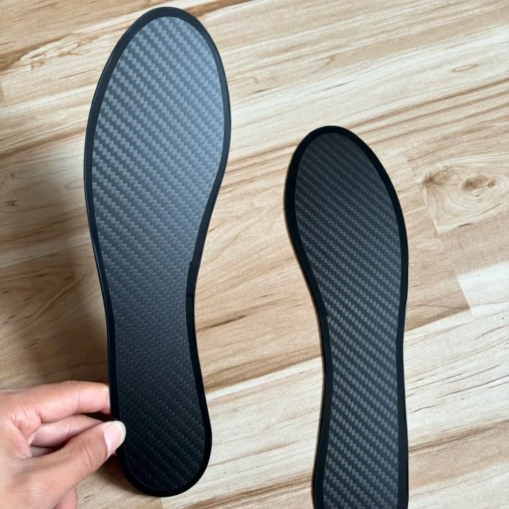 0.8mm 1mm 1.2mm Thickness Fiber Sporty Insole Carbon Insole Quality New 1 Pair Rigid Shoe Insert for Sports Male Shoe-pad Female