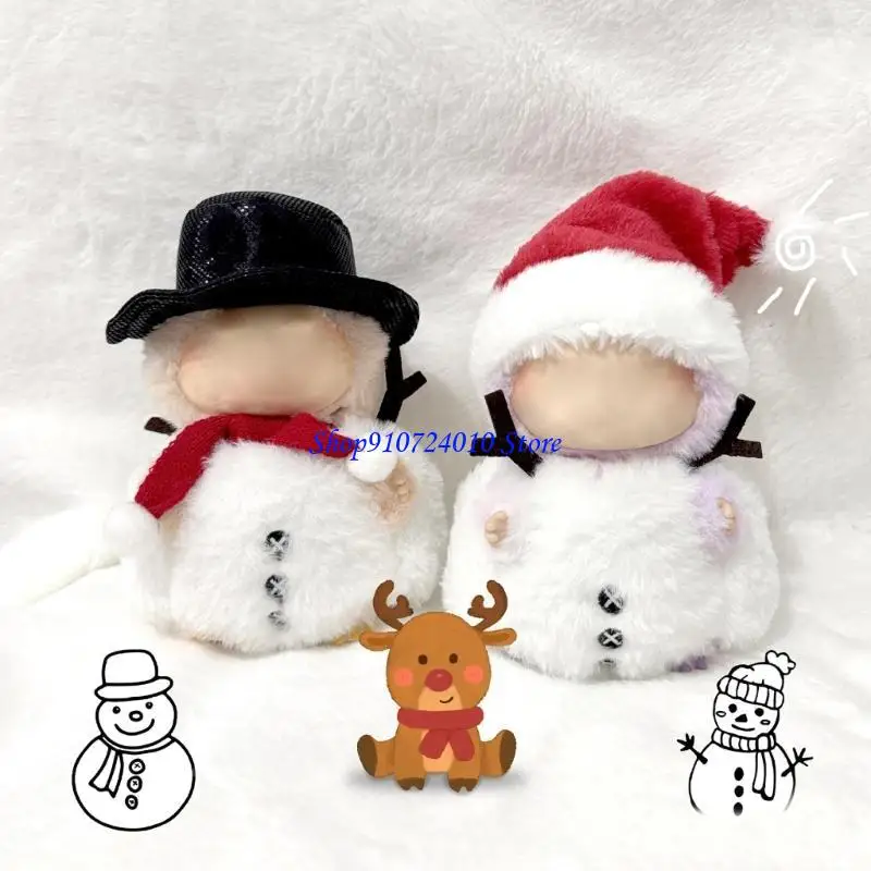 77HD الموسمية دمية زي ل 15 سنتيمتر أنيمي الشكل دمية أفخم عيد الميلاد ثلج الزي أنيمي دمية خلع الملابس الديكور #1