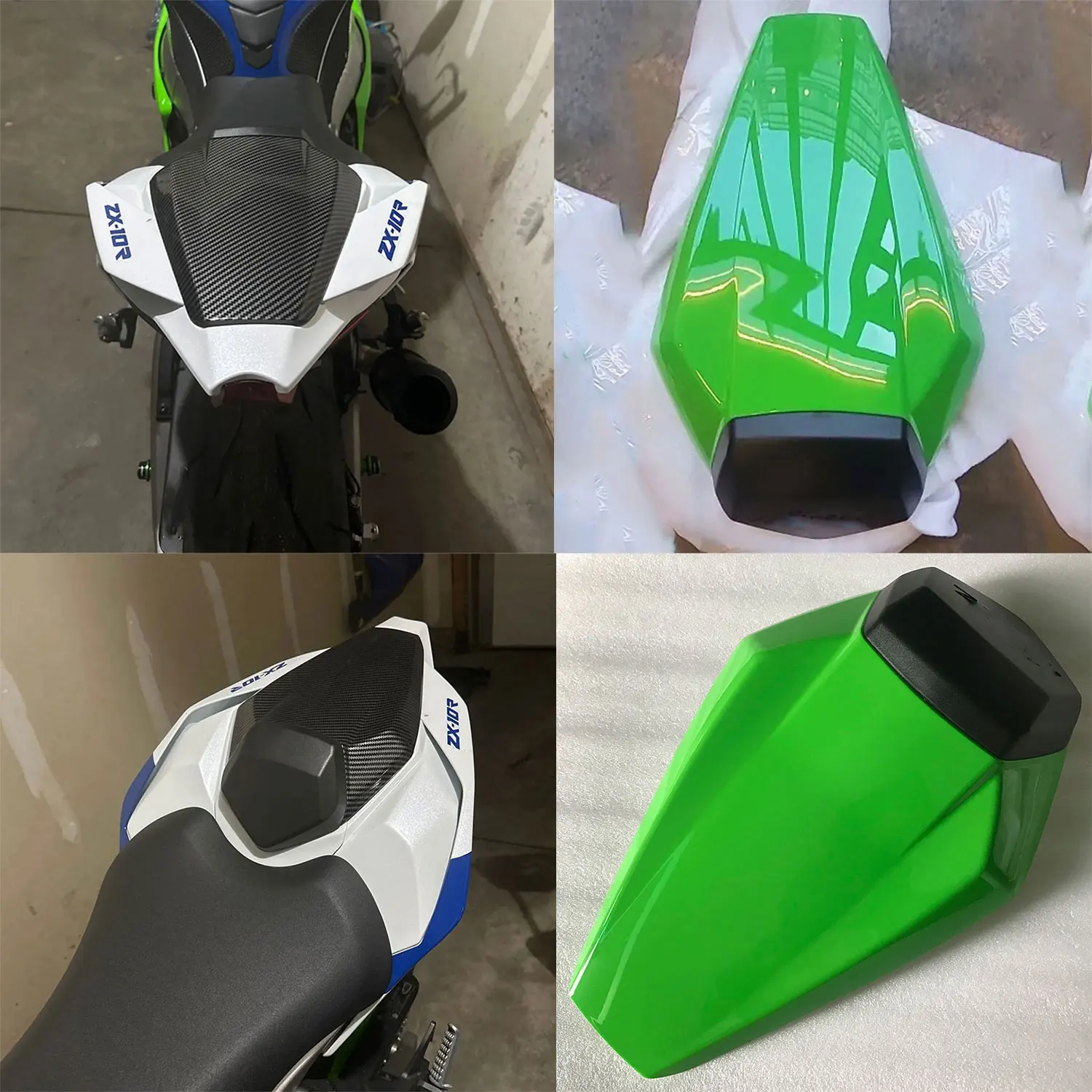 For Kawasaki Ninja ZX10R ZX-10R 2016 2017 -2022 2023 2024 ZX 10R Motorcycle Pillion Rear Passenger Seat Cowl Cover Hump Fairing