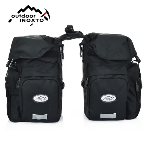 Bolsa para SILLÍN de bicicleta y motocicleta, bolsa impermeable de viaje para bicicleta, bolsa para motocicleta, impermeable opcional, bolsa para sillín, bolsa trasera para bicicleta