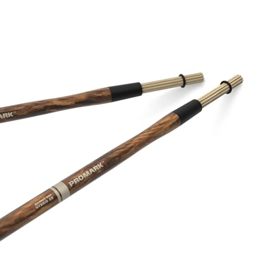 

Барабанные палочки ProMark Hybrid Bamboo Rods - из бамбука Firegrain - классический звук и ощущение при игре - диаметр 2B.675 - 16 L