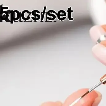 5 pezzi/set pennello professionale per nail art per la progettazione di pittura a strisce, pennelli per nail art con rivestimento in gel per unghie 7/9/11/15/20mm