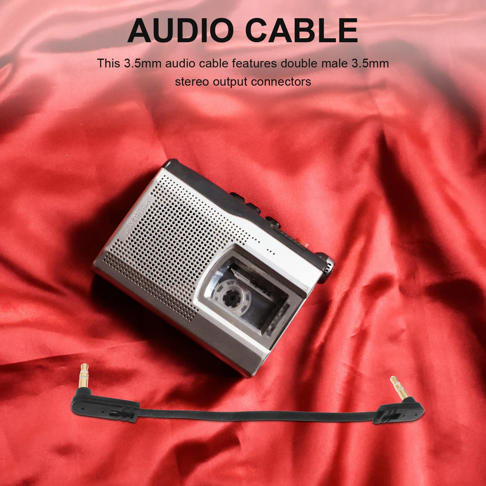 

3.5mm Audio Cable Male to Male High Fidelity Sound Low Distortion for Car Speaker Microphone Mixer Recorder Stereo Jack