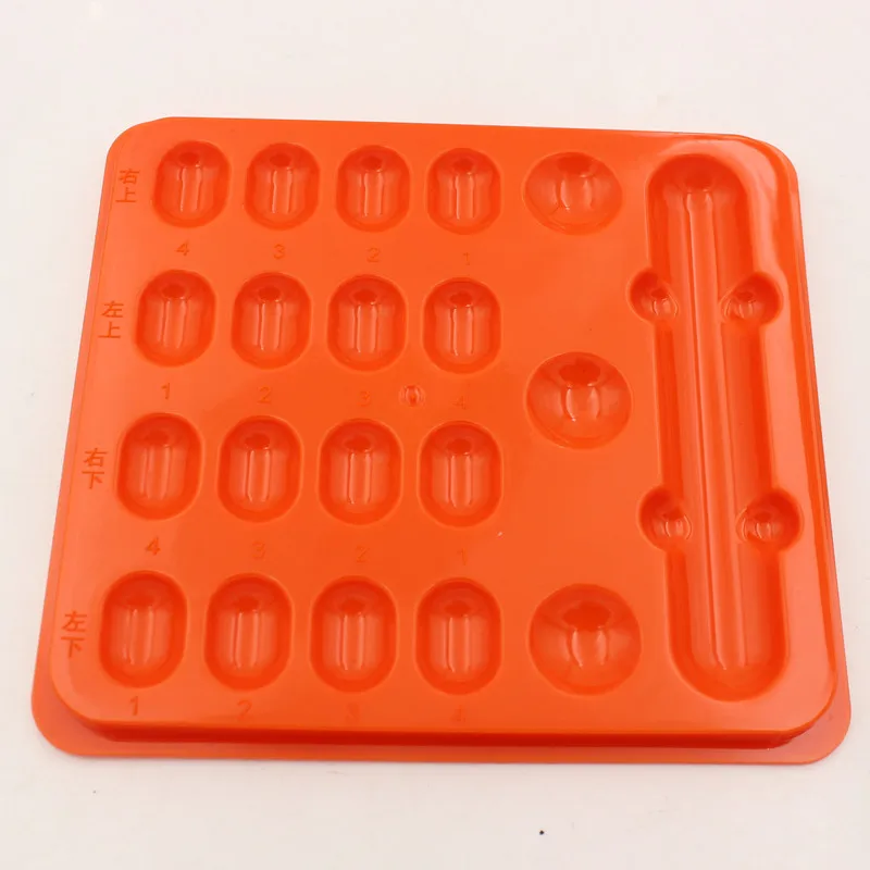 1pcs Mixing Watering Moisturizing Plate Dental Palette With Cover 8 Slot Palette Dental Lab Equipment Resin Teeth Whitening