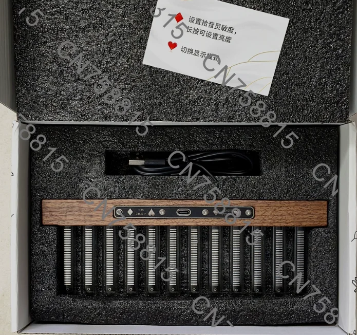 

LED audio light, music pickup, spectrum light, pseudo-glow tube, cyberpunk boyfriend gift, e-sports room ambient light