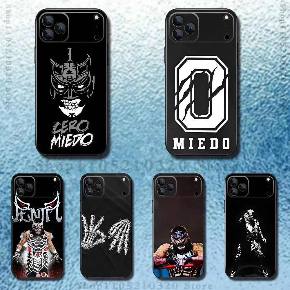 

Penta Zero M-Miedo Phone Case For iPhone 17,16,15,14,13,12,11 ,Pro Max,XS,X,XR,SE,Mini,8,7,Soft Silicone Black Cover