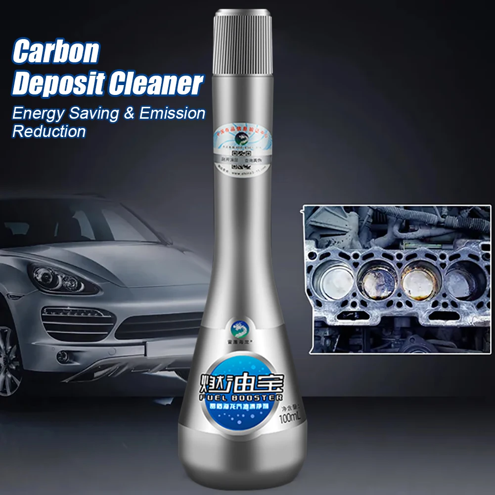 New 100ml Car Fuel Gasoline Carbon Cleaner Fuel System Treatment Additive Remove Engine Carbon Deposit Increase Power Fuel Saver