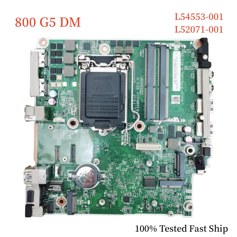 

L54553-001 For HP 800 G5 DM Mini Motherboard DAF83AMB6D0 L52071-001 LGA 1151 DDR4 Mainboard 100% Tested Fast Ship