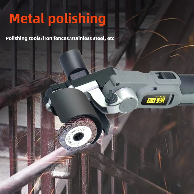 Electric Sanding Machine Handheld Lithium Battery Polisher Metalworking Brushing Polishing Grinder Portable Powerful Tools
