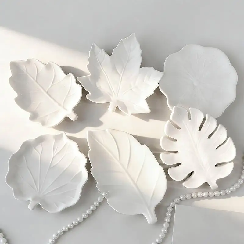 Leaf Coaster Silicone Mold Durable Easy Demold Mould for Epoxy Resin Gypsum Handmade Home Desktop Decoration Crafts
