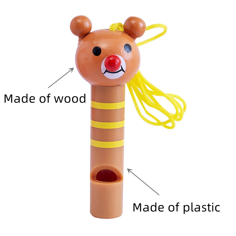20-50 Pcs Cartoon Whistle With Rope Kids Birthday Party Favors Decoration Baby Shower Noice Maker Toys Goody Bags Pinata Gifts