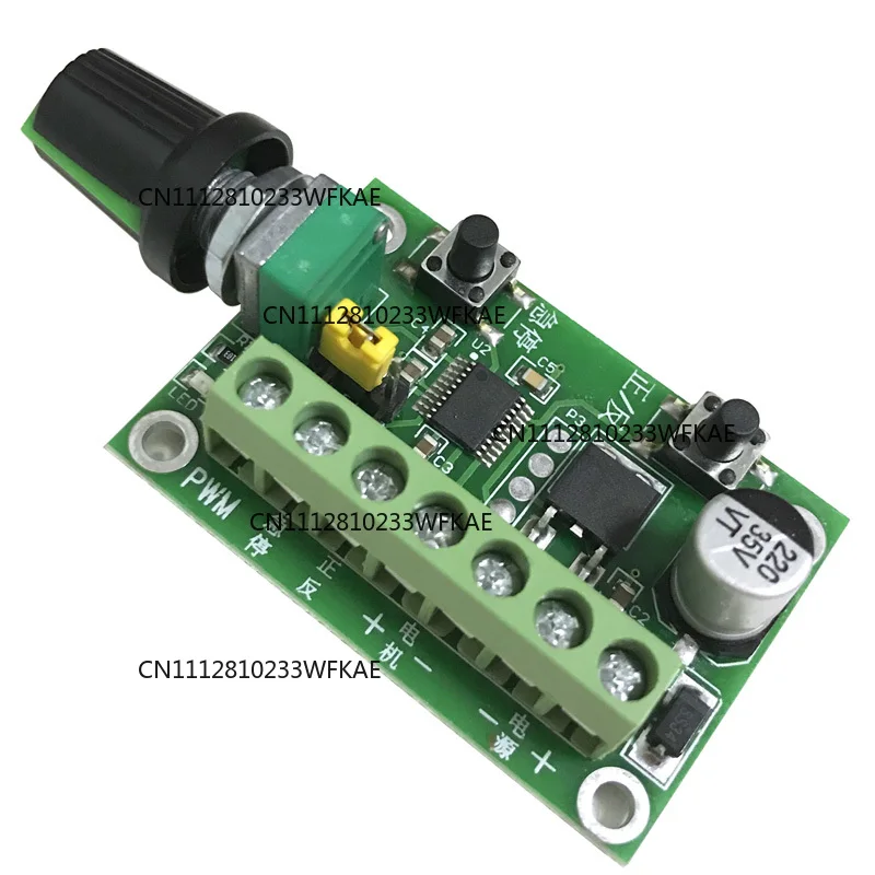 6V 12V 24V PWM DC Brushless Motor Controller 6 To 30V BLDC Speed Controller Reverse Switch Use In DC Motor Controller