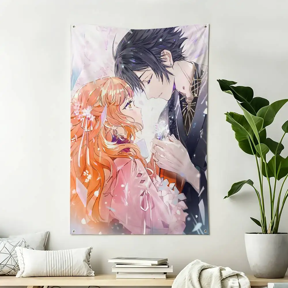 Hinagiku Rosei Agents of the Four Seasons Home Decor Wall Hanging Vertical Flags Indoor Outdoor