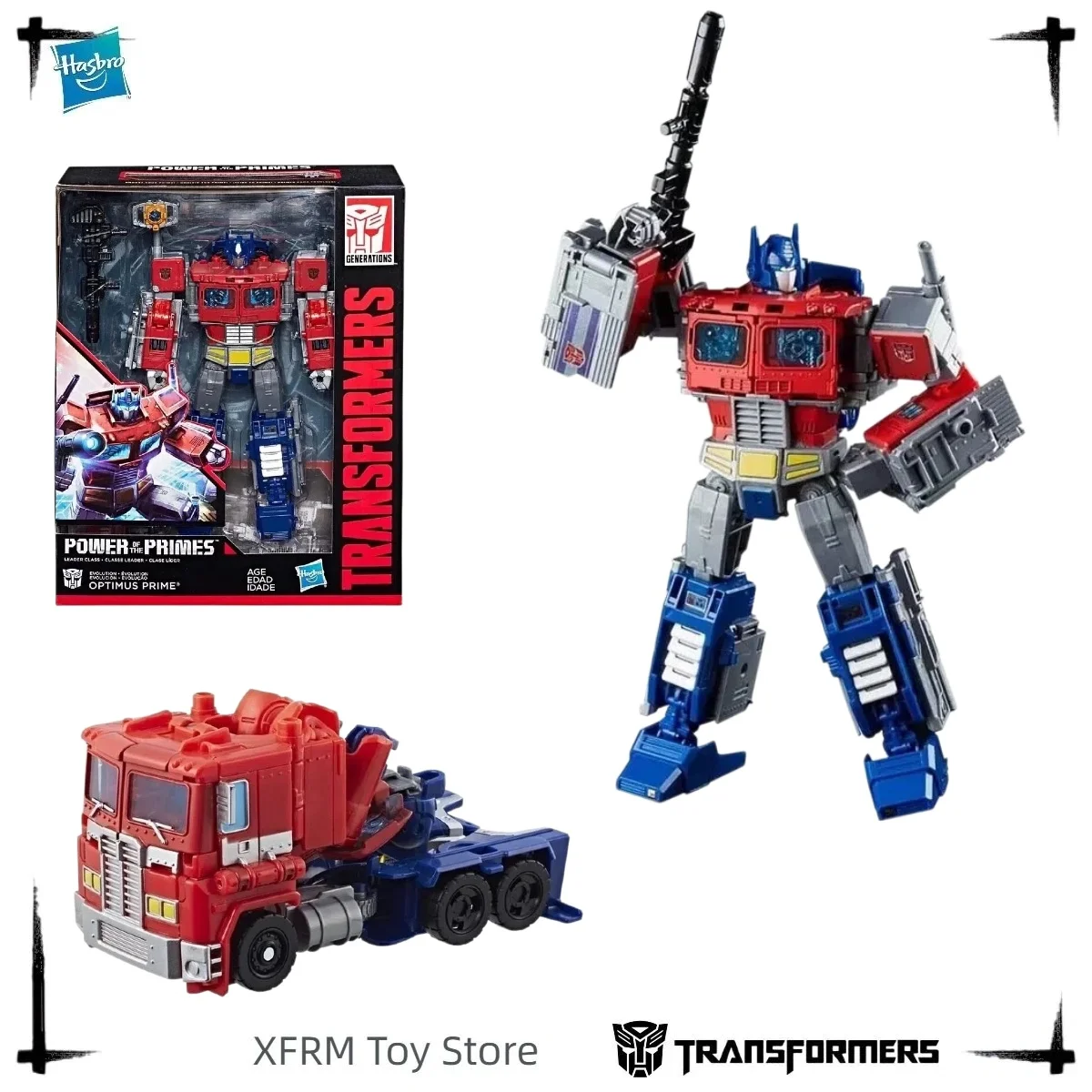 Official Hasbro Transformers POTP Leader Optimus Prime Autobot Leader Premium Collectible