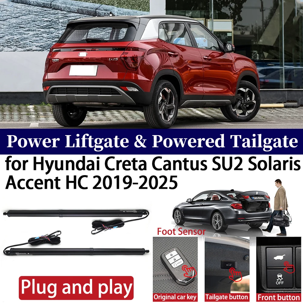 

for Hyundai Creta Cantus SU2 Solaris Accent HC 2019-2025 Car OEM Power Liftgate Automatic One-Click Powered Tailgate Strut