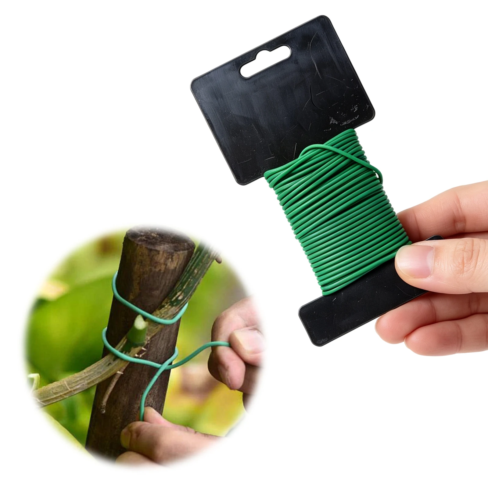 Garden Wire Twist Tie - Filo da Giardino Verde Riutilizzabile e