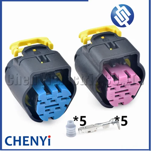 Imagen 1 del producto Conector impermeable de 5 pines para sensor de inyección automotriz, enchufe para medidor de flujo de aire 1928405159 1928405138 para GM Buick Chevrolet Honda