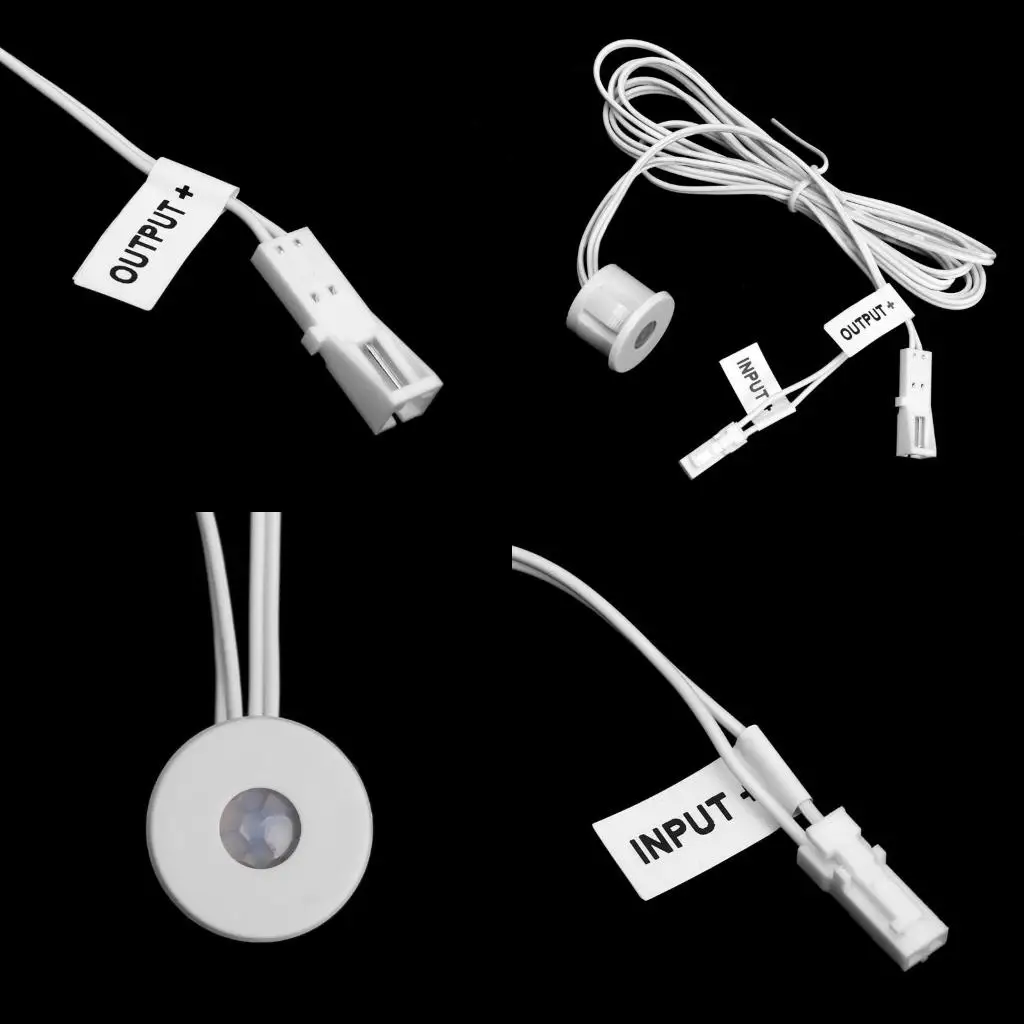 LED Lights PIR Body Motion Activated Switch DC12V Easy to Install