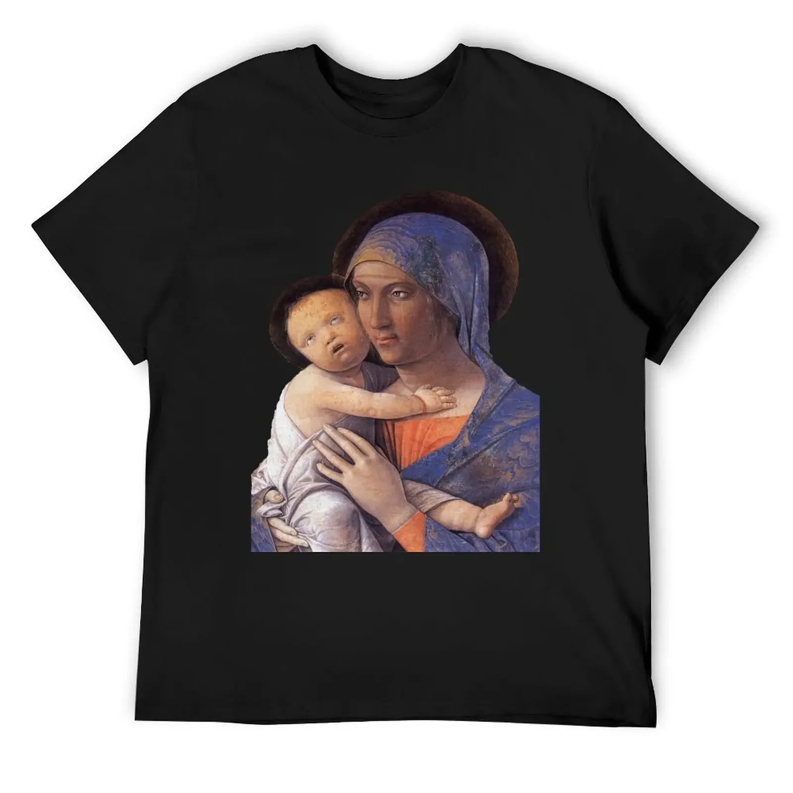 

Andrea Mantegna, Madonna col Bambino peinture T-Shirt T-shirts oversize Louboutins anime tshirt mens big and tall t shirts