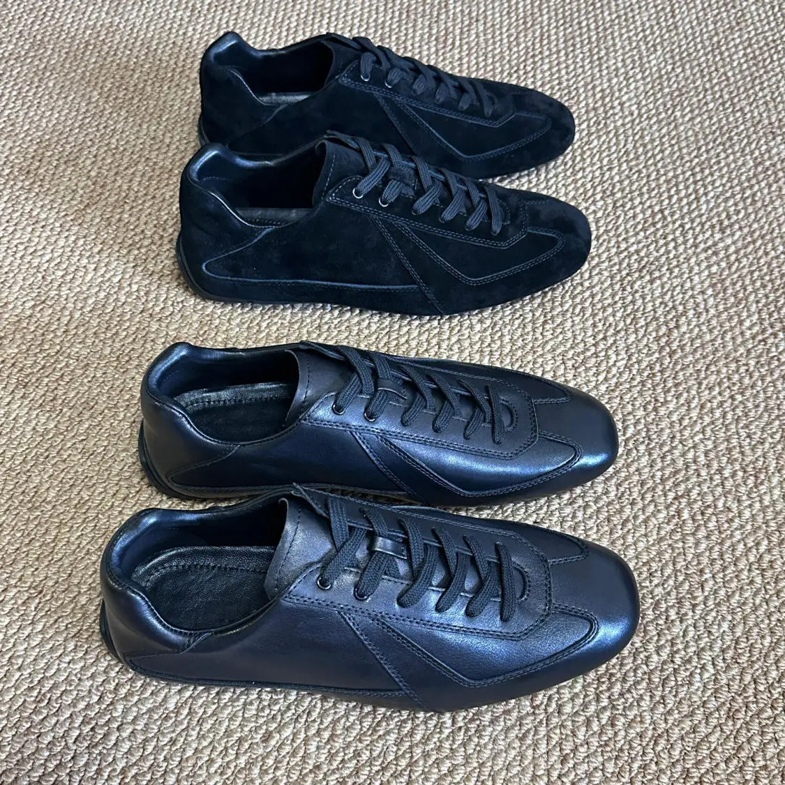 

Lightweight Commuter Flat Bottom Trendy Deqin Shoes Retro Casual Shoes Unisex Minimalist Barefoot Shoes Hiking Running Shoes