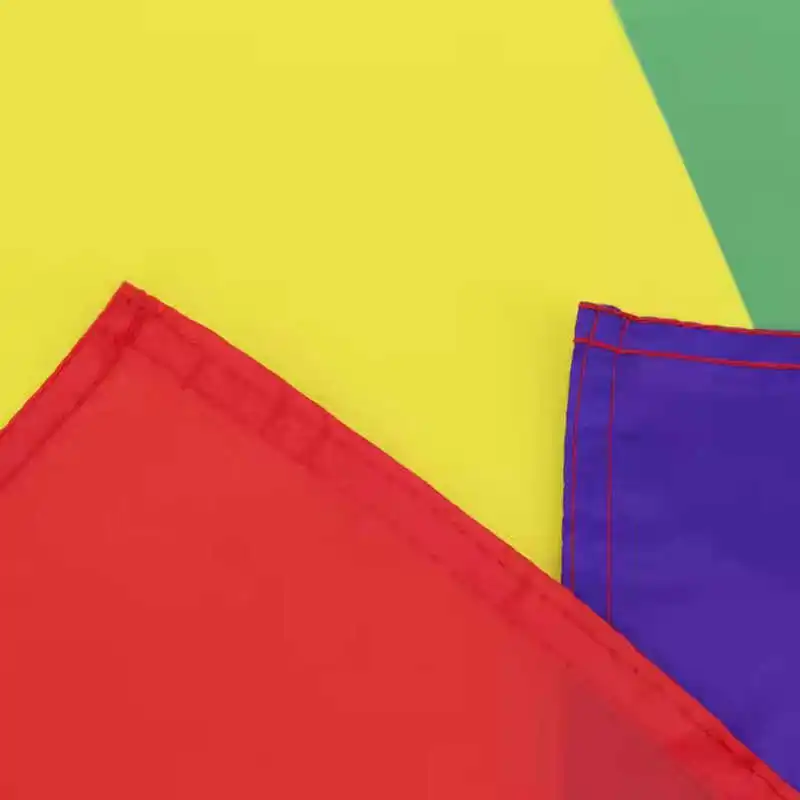 Rainbow Flag 90x150cm LGBT Gay Pride Bisexual Transgender Pansexual 3x5 Feet Home Party Decoration