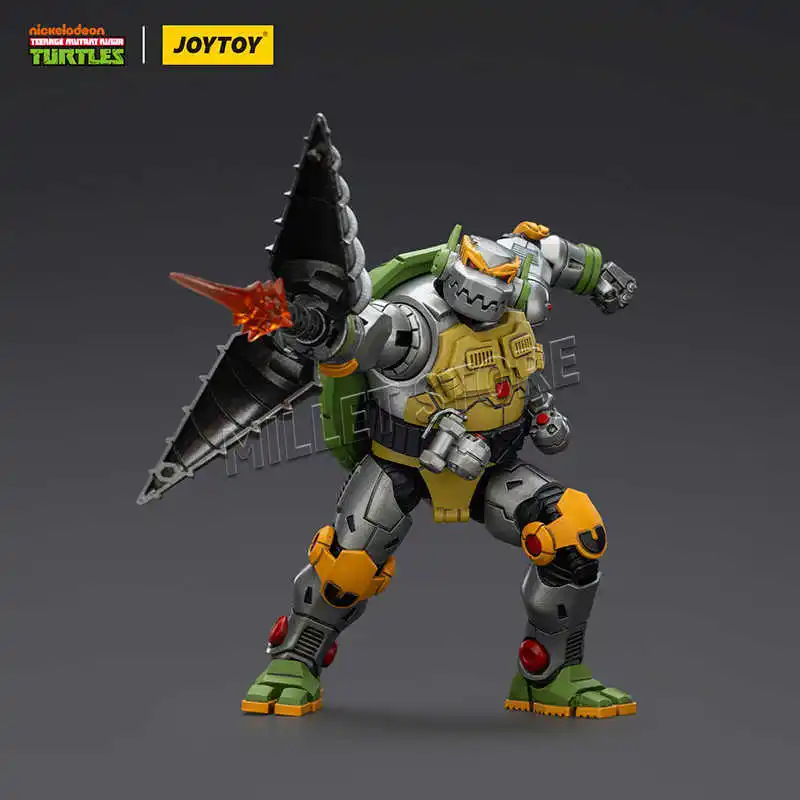 

In Stock Original Genuine JOYTOY 1/18 Action Figure Turtles Leatherhead Metalhead Anime Toy