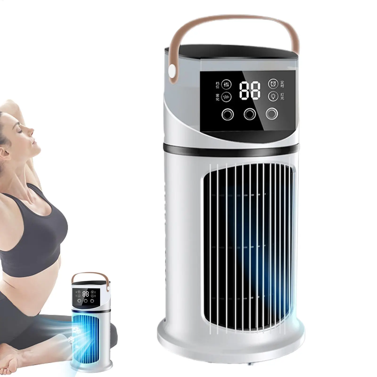hot Tower Fan Multi-functional Powerful Blower 9-Speed Bedroom Fan for Dorm Kitchen Office Home Men Women Indoor Desktop