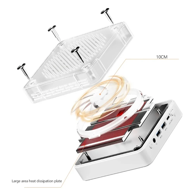 Imagem -02 - Mini pc Desktop Computer Game Amd Ryzen r9 7940hs es 6900hx Núcleos 16threads Ddr5 4800mhz Wifi6 Bt5.2 6600hs es