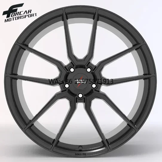 

Forcar 5 Spokes Gloss Black Custom Concave 18 19 20 Inch T6061 Factory 5*112 5*114.3 5*120 New Forged Wheels