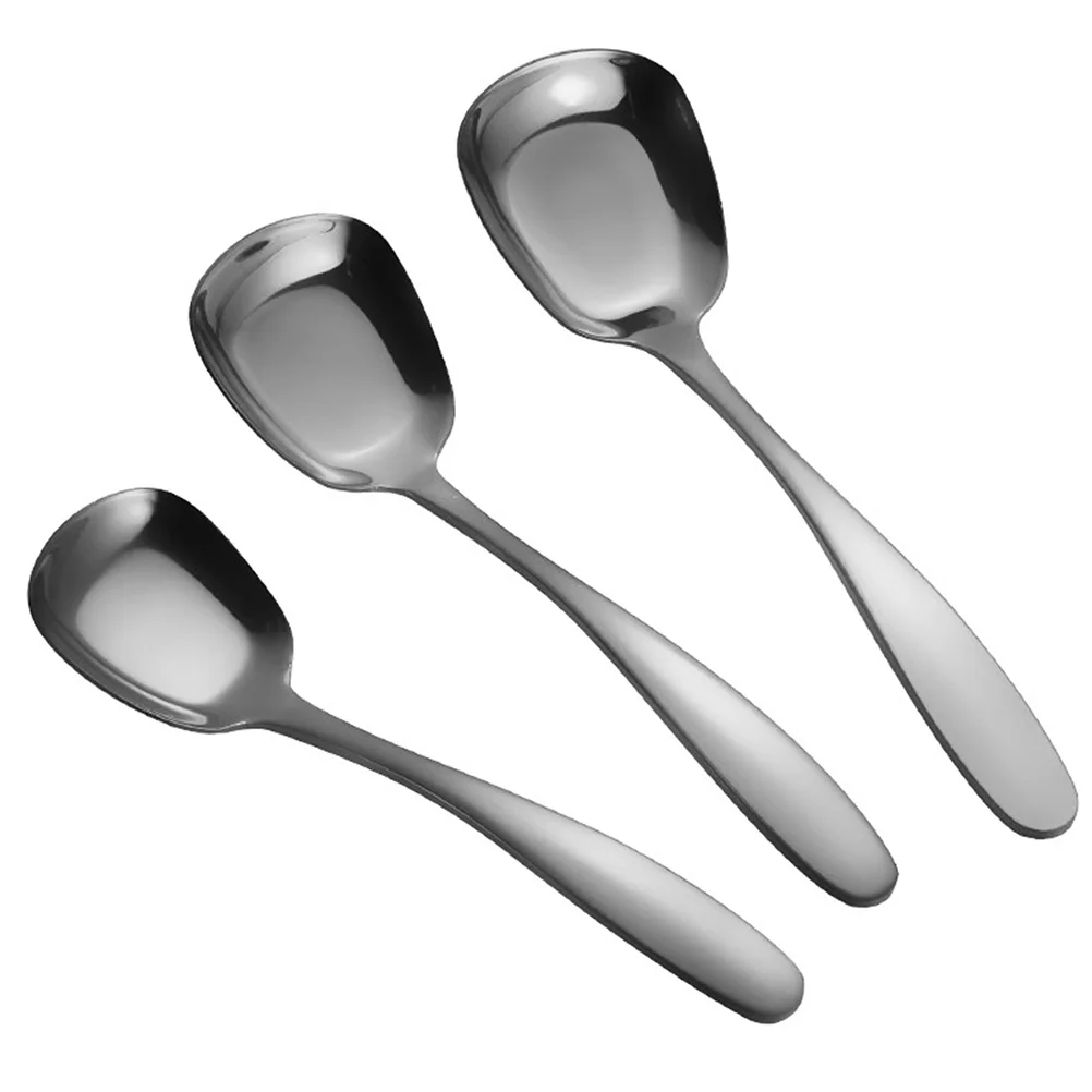 

Stainless Steel Spoon Cutlery Set Dessert Tea Coffee Utensils Tableware Flatware Kitchen Bar Tools Original Color Large
