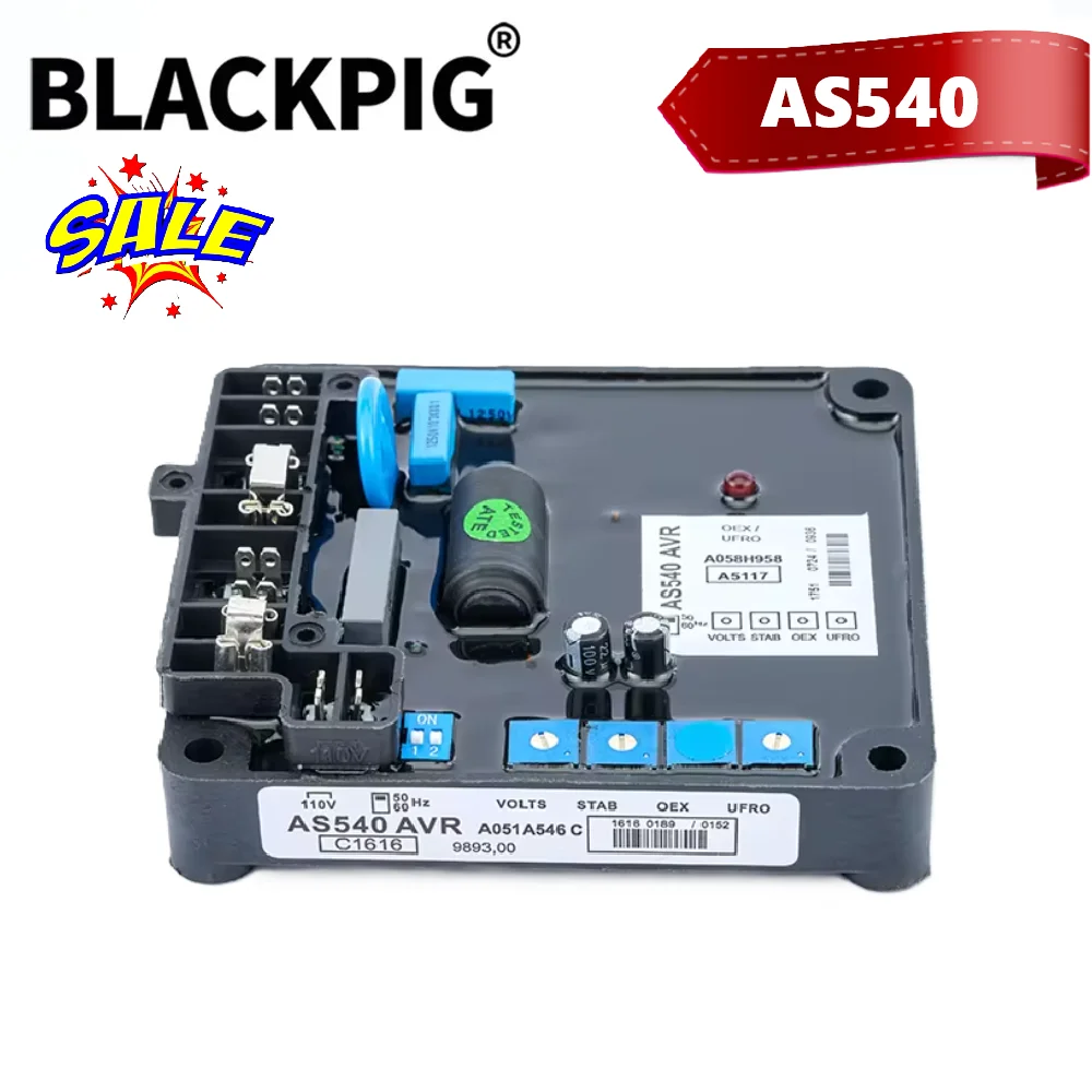 AS540 AVR Brushless Generator Automatic Voltage Regulator Stabilizer Circuit Board For Power Diesel Genset Alternator