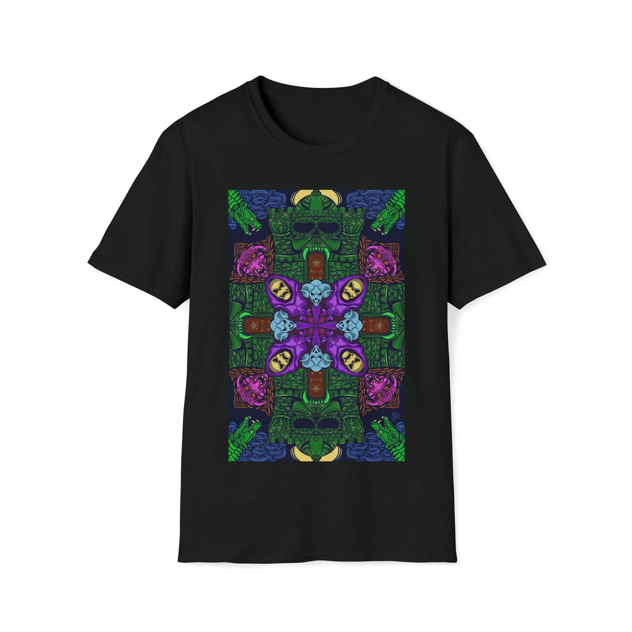 Skeletor Eternia Mandala - Masters Of The Universe - Unisex Softstyle T-Shirt