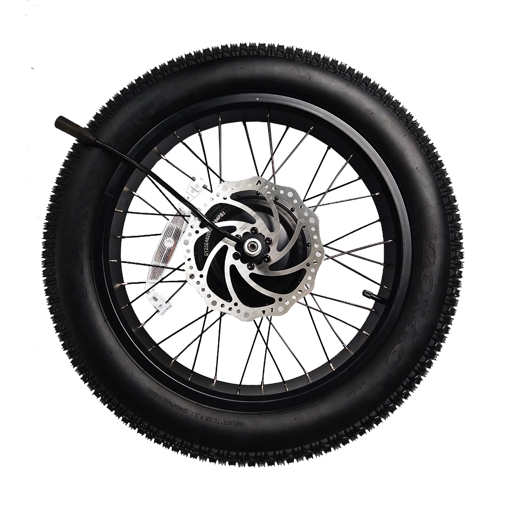 FUCARE 20 inch Fat Tire Electric Snowmobile Beach Bicycle Tire MTB Bicycle Front Rear Wheel 100-406 20x4.0 Anti-Slip Fat Tire