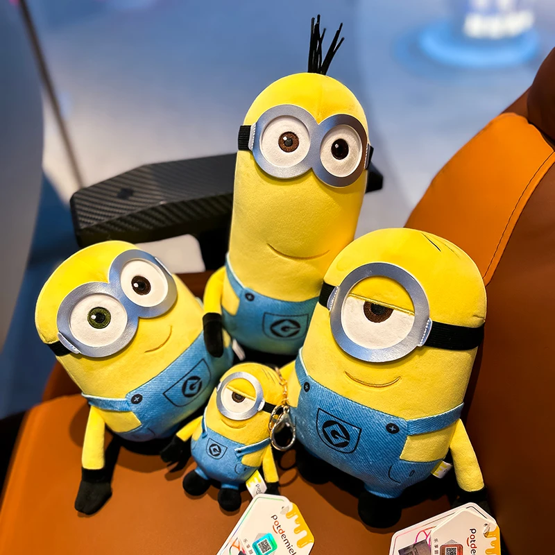 

Маленький желтый человечек Боб Плюшевые милые миньоны Персонажи фильмов Желтые плюшевые игрушки Боб Стюарт в джинсах Мягкие куклы Игрушки и хобби Подарок