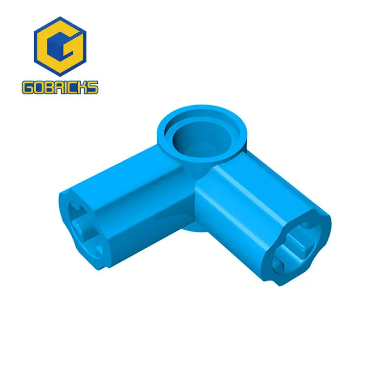 Gobricks 10PCS Bricks Technical Axle Pin Connector Angled degrees Compatible With 32014 pieces of children's toys