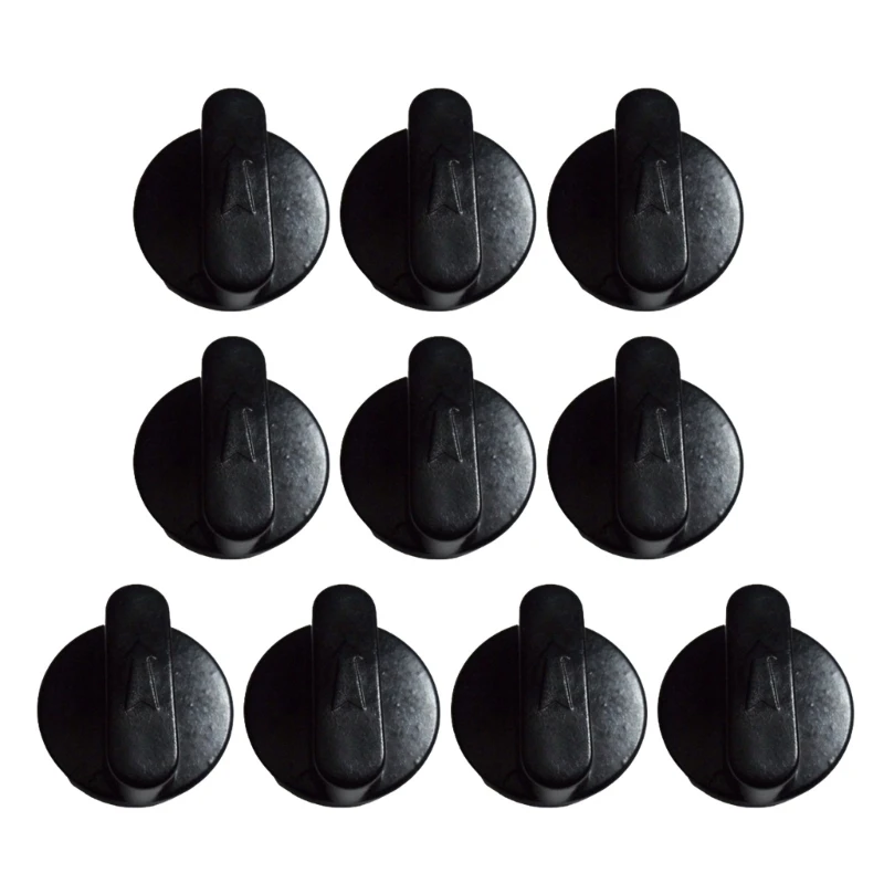 10Pcs 8mm Gas Stove Knobs Replacement Plastic Cooker Oven Control Knobs