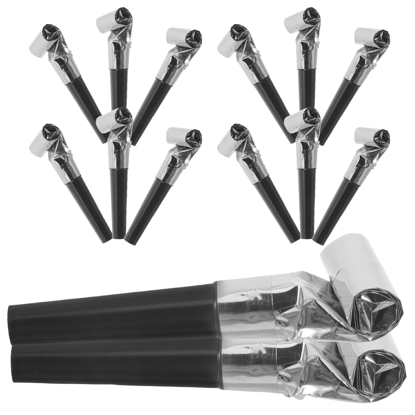 Souffleur de fête, 100 pièces, bruiteurs, conception de couleurs simples, sifflets amusants, fournitures pour cadeaux de fête