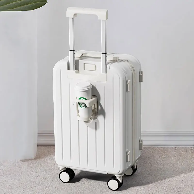 2024 New Suitcase Women Durable Strong Suitcases on Wheels Cabin Luggage Silent Trolley Case Universal Wheel Combination