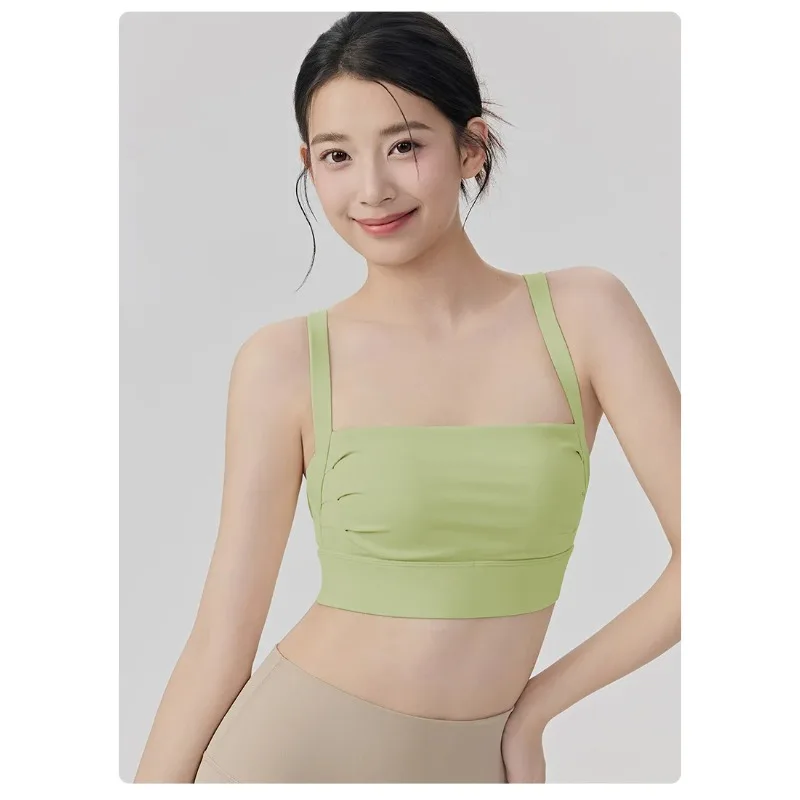 

Sexy Woman Yoga Solid Color Backless Elastic Breathable Sports Tank Tops Outdoor Sports Fitness Gym Workout Shock-proof Vest