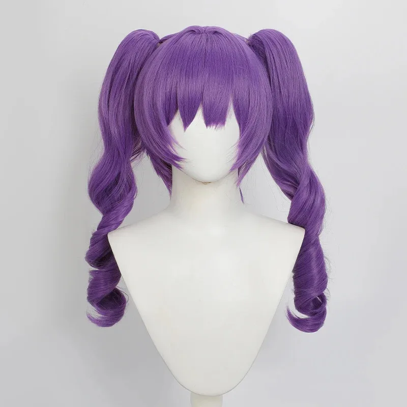 

DY20Game Goddess of Victory: Nikke Flora Косплей Парик Фиолетовый Двойной Хвост Флора Волосы Наряд Длинные Волосы Для Хэллоуина Карнавал