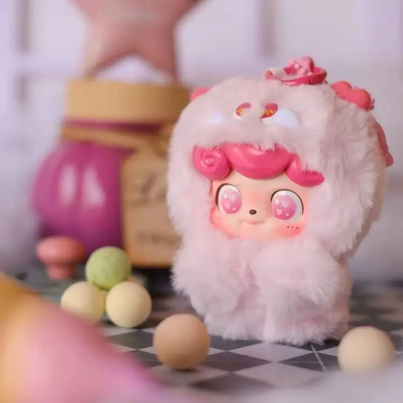 En Stock véritable Q.Kid nouvelle série de monstres poilus émotionnels en peluche Pvc boîte aveugle marée jouer Kawaii poupée pendentif sac cadeau décoratif