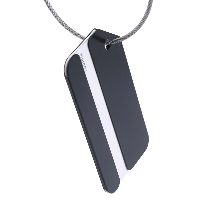 5Pcs 수하물 태그 알루미늄 합금 가방 태그 수하물 태그 Id 가방 용 수하물 태그 여행 수하물 수하물 식별자