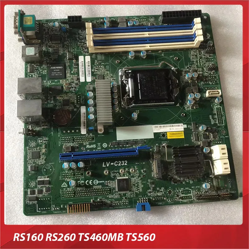 Original Server Motherboard For Lenovo RS160 RS260 TS460MB TS560 LV-C232 00MX653 00MX654 Good Quality