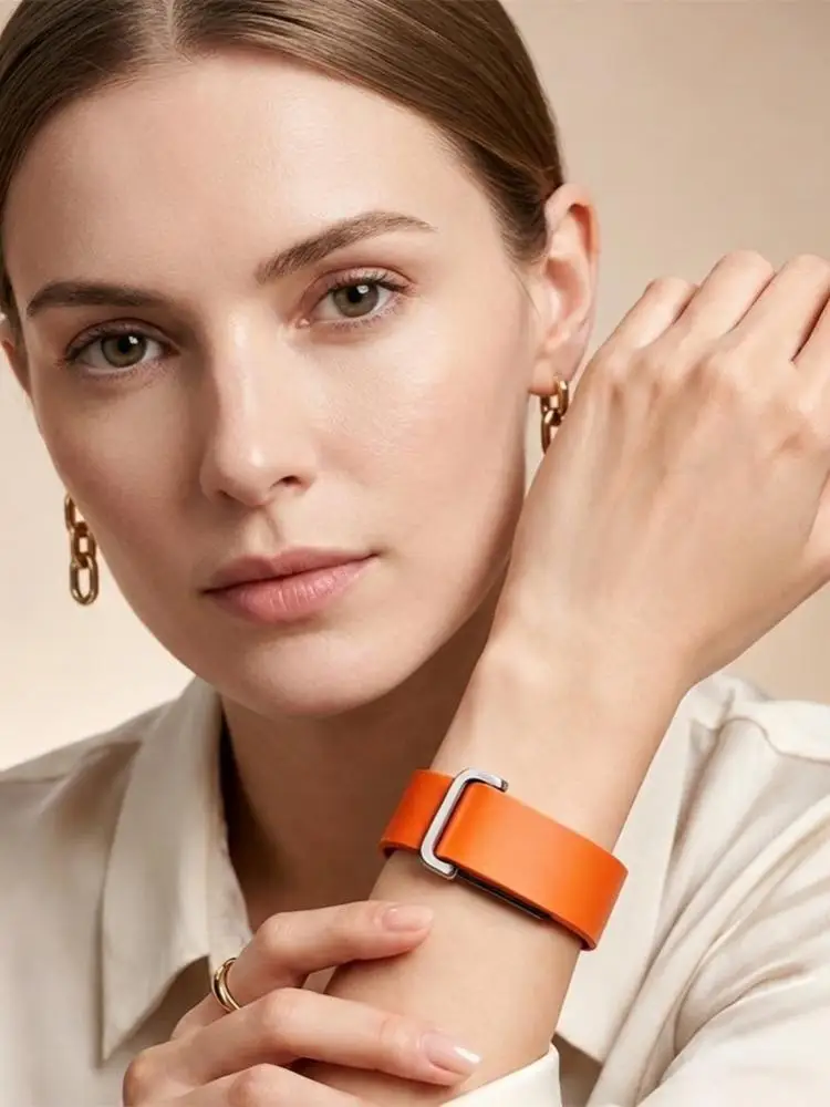 Lederarmband für Google Fitbit Air, leichtes Schlaufenarmband, Ersatz-Smartwatch-Gürtel